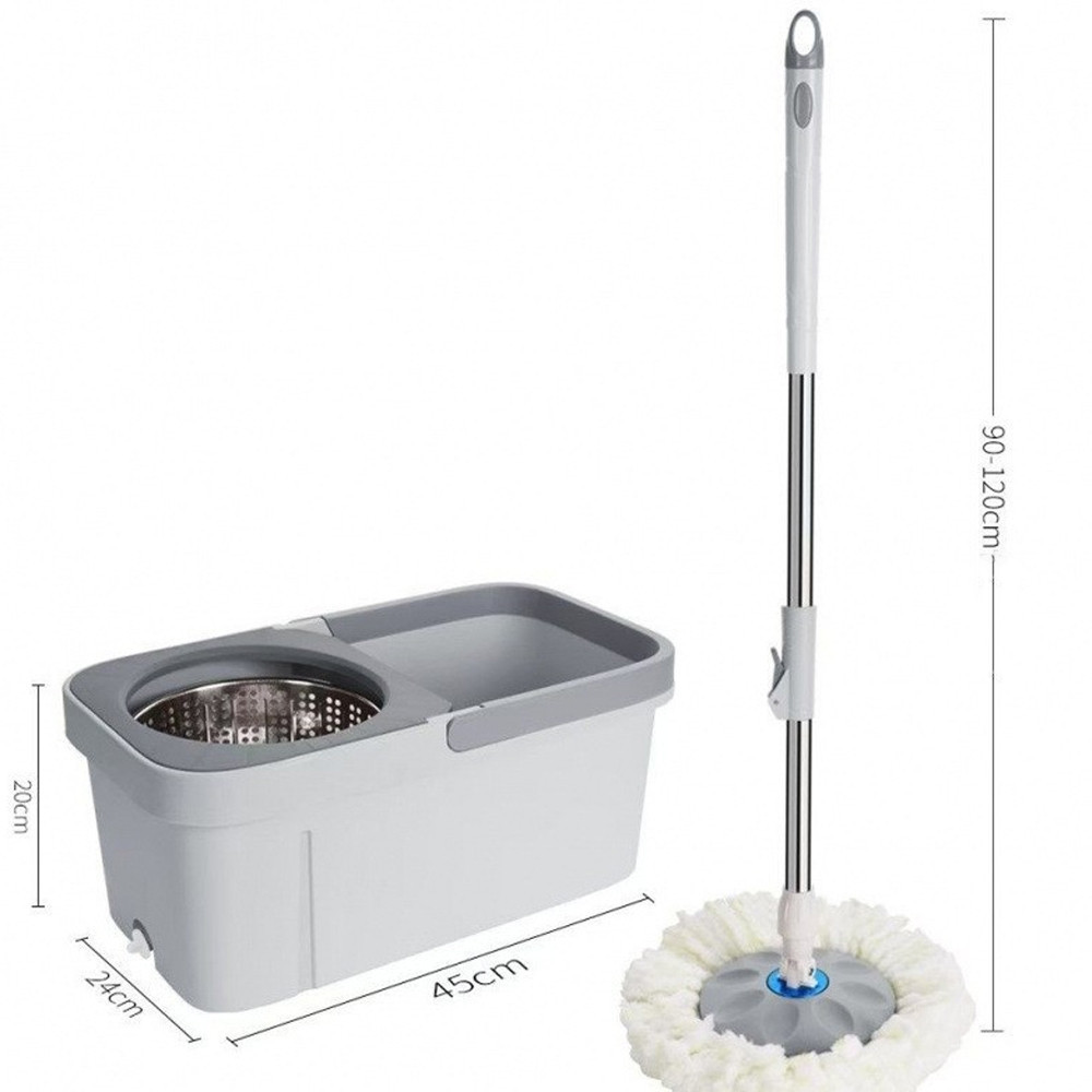 Швабра с отжимом + ведро 6л,Серый SBR Киев - изображение 7
