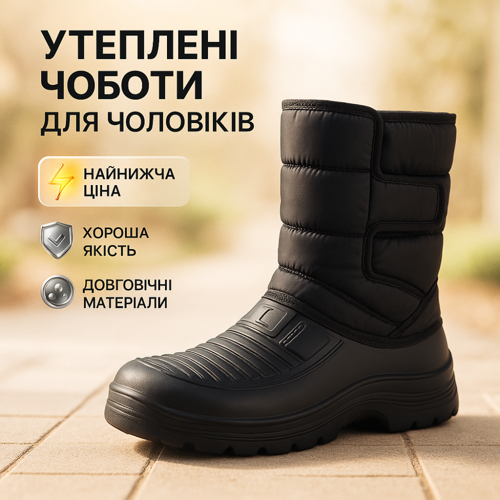 Мужские резиновые сапоги, Рабочая обувь для мужчин, Туфли рабочие мужские, Удобные ботинки для работы IZ-76 Львов - изображение 8