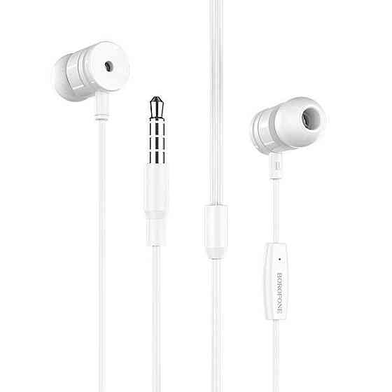 Навушники дротові BOROFONE BM31 (3.5mm) White Київ