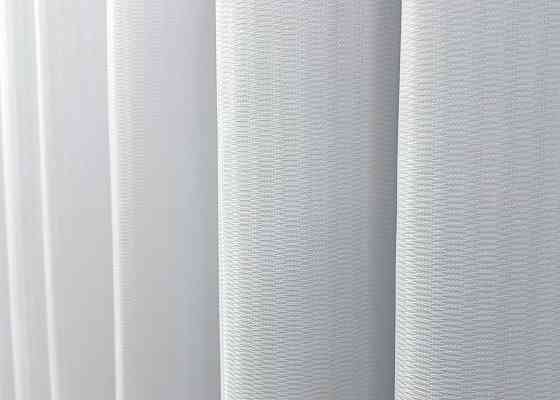Тюль фактурний щільний жакард “Softline” колір білий 1967т Київ