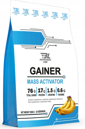 Гейнер Bodyperson Labs Gainer 2000 г зі смаком банана Київ
