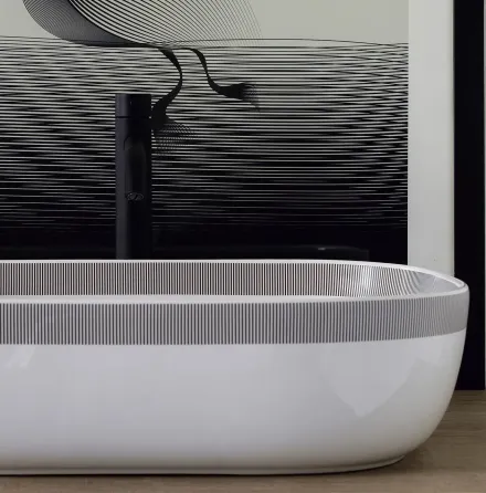 Раковина  Scarabeo Glam 56x39Cm Różowa 1804RRR Киев