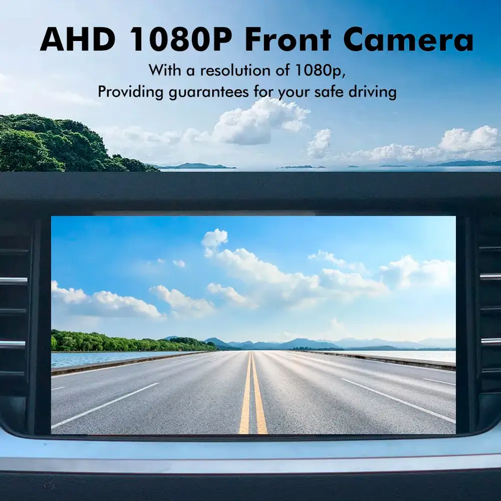 Штатная камера переднего вида QS-8170 AHD 720/1080 для Volkswagen front logo (39 х 49 мм) Винница - изображение 7