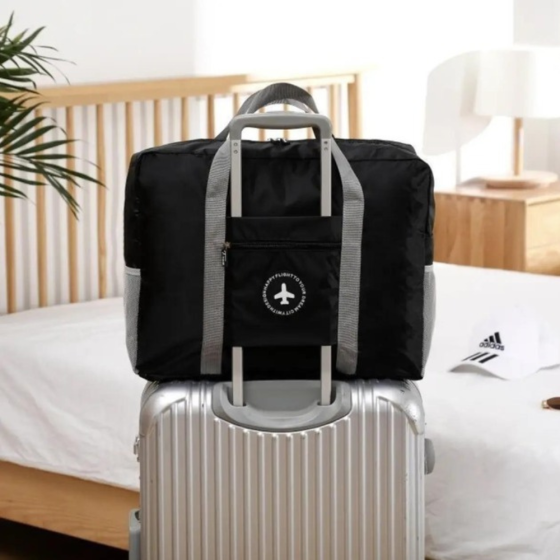 Сумка для путешествий,дорожная,портативная сумка для одежды,вещей с отсеком для аксессуаров черная Каменец-Подольский