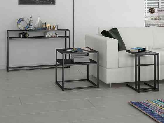 Журнальний столик SYMPHONY D чорний/чорний 45x30 Днепр