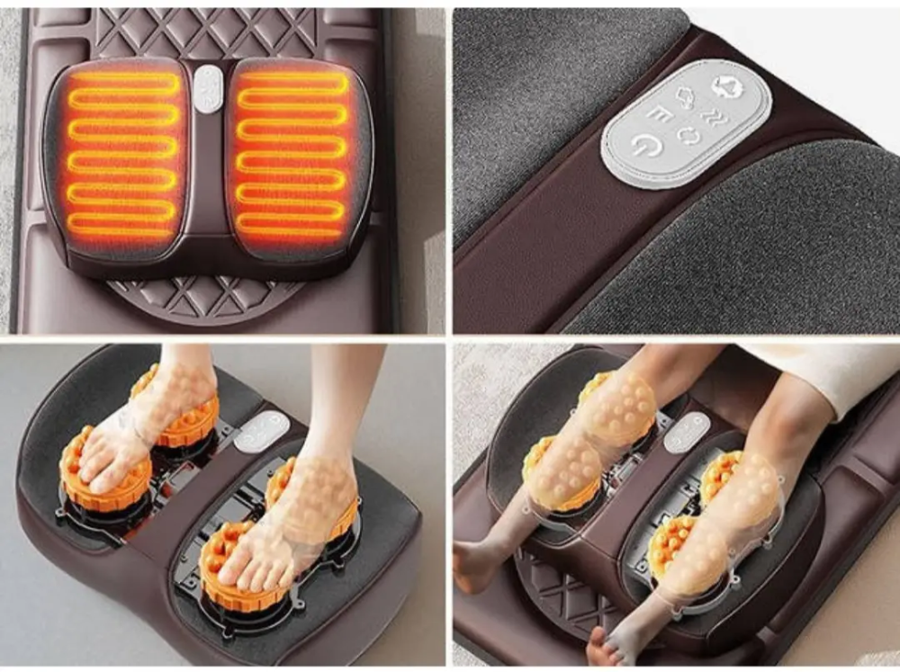 Матрац масажний багатофункціональний AUX-premium + пульт із підігрівом + вібрація + роликовий масаж Київ - фото 4