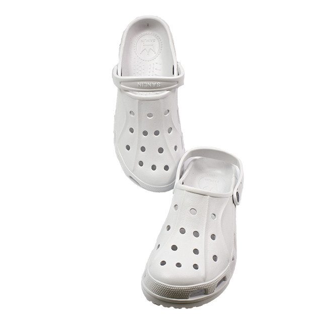 Белые кроксы  медицинская обувь, сабо "Like Crocs" 44 45 размер Одеса - фото 3