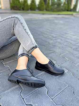 Туфлі жіночі RONE чорні натуральна шкіра 37р.-24см. 38р.-24.5см. (ST 1012) Коломия