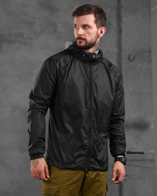 Куртка дождевик карман черная XXL Киев - изображение 1