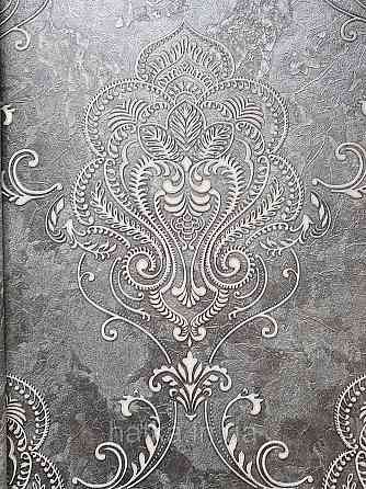 Шпалери вініл на флізеліні гарячого тиснення DU&KA King1.06х10 під штукатурку глянсові текстурні світло-беж Київ