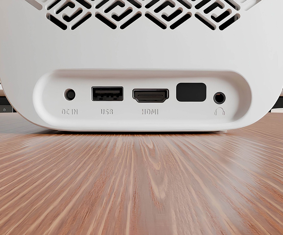 Проектор HP CC360 LED LCD FHD 220 AL 16:9 Android15 HDMI WiFi BT білий Вінниця - фото 5