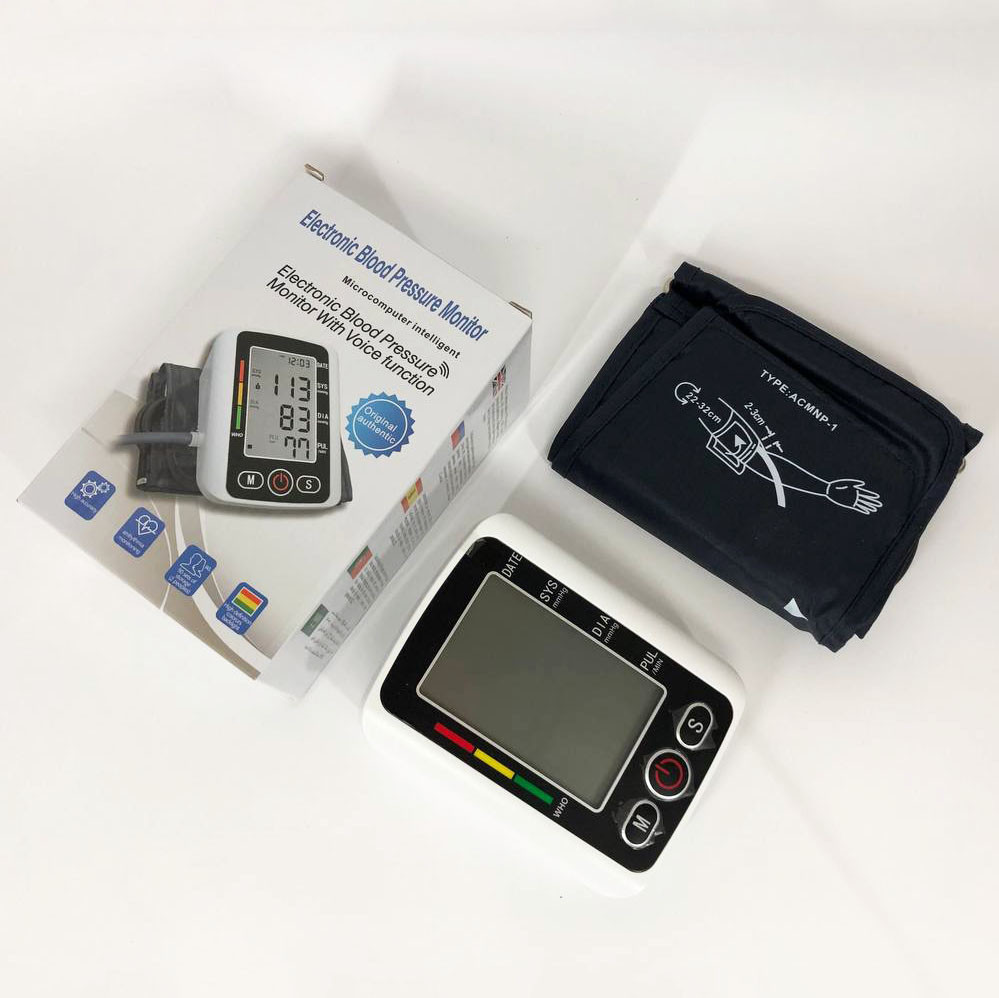 Автоматичний тонометр з дисплеєм LUX, Портативний тонометр на плечі, Моніторинг артеріального тиску GJ-22 Львів - фото 12