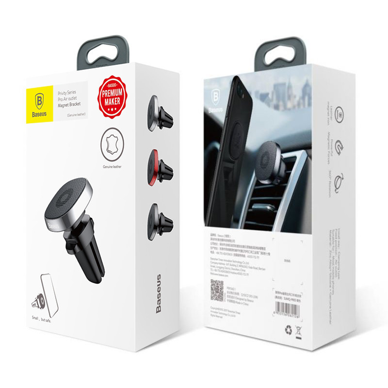Магнітний автотримач для мобільних пристроїв Baseus Privity Series Pro SUMQ-PR0S (Сріблястий) Николаев - изображение 10