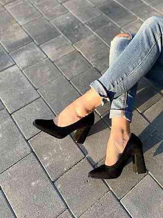 Kamengsi Туфлі жіночі Kamengsi чорні еко-замша каблук 9см 36р.37р.38р. (4733) Коломия