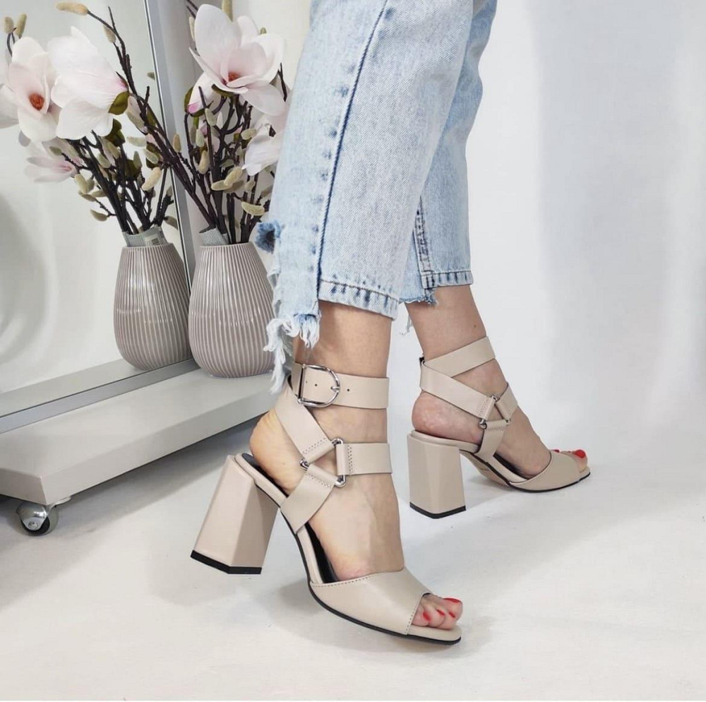 Nivelle Босоніжки жіночі NIVELLE 2123/8058-8066 бежеві (літо, шкіра натуральна) (4623) Коломия - фото 2