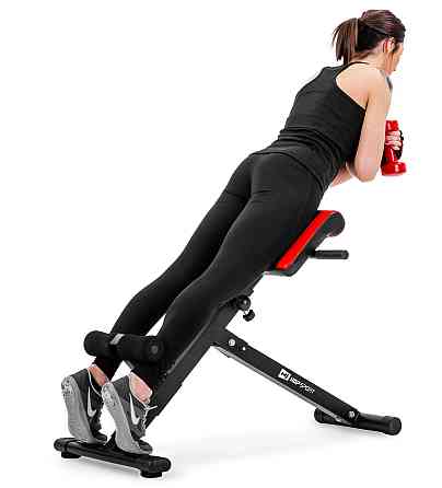 Тренажер лава гіперекстензія для зміцнення спини і преса універсальна складна для дому Hop-Sport HS-1016 Київ