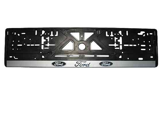 Рамка номерного знаку Ford пластик чорна 1шт Київ