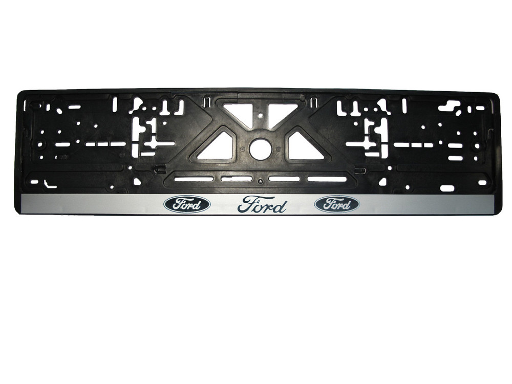 Рамка номерного знаку Ford пластик чорна 1шт Київ - фото 1