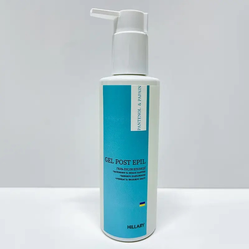 Гель після епіляції з пантенолом та папаїном Gel post epil Pantenol & Papain Hillary 200 мл Київ - фото 1