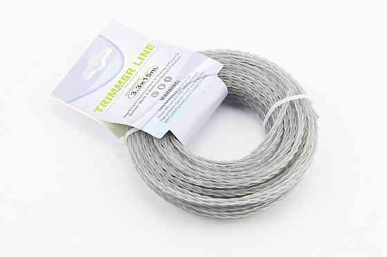 Струна косильна d-3,3mm, 15м "свердло", двокомпонентна Київ