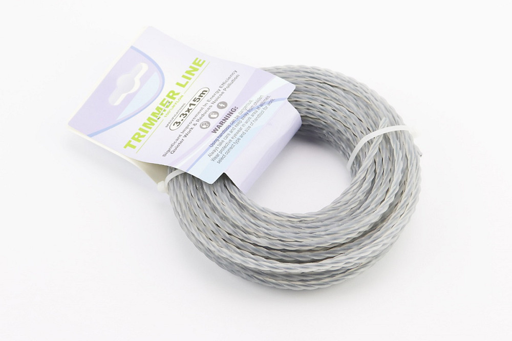 Струна косильна d-3,3mm, 15м "свердло", двокомпонентна Киев - изображение 1