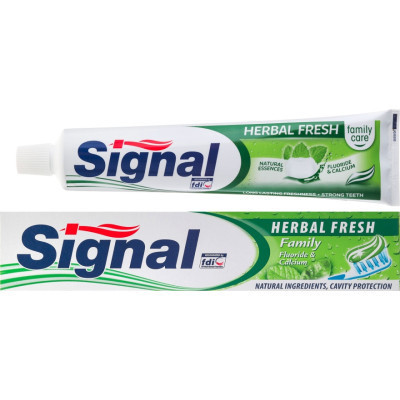 Зубная паста Signal Herbal Fresh 75 мл (5900300056002) Винница - изображение 1