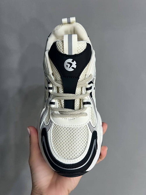 Кросівки жіночі Navigator 4001-1 з сіткою та екошкірою висока підошва білі з чорним, 39, 24 см Київ - фото 10