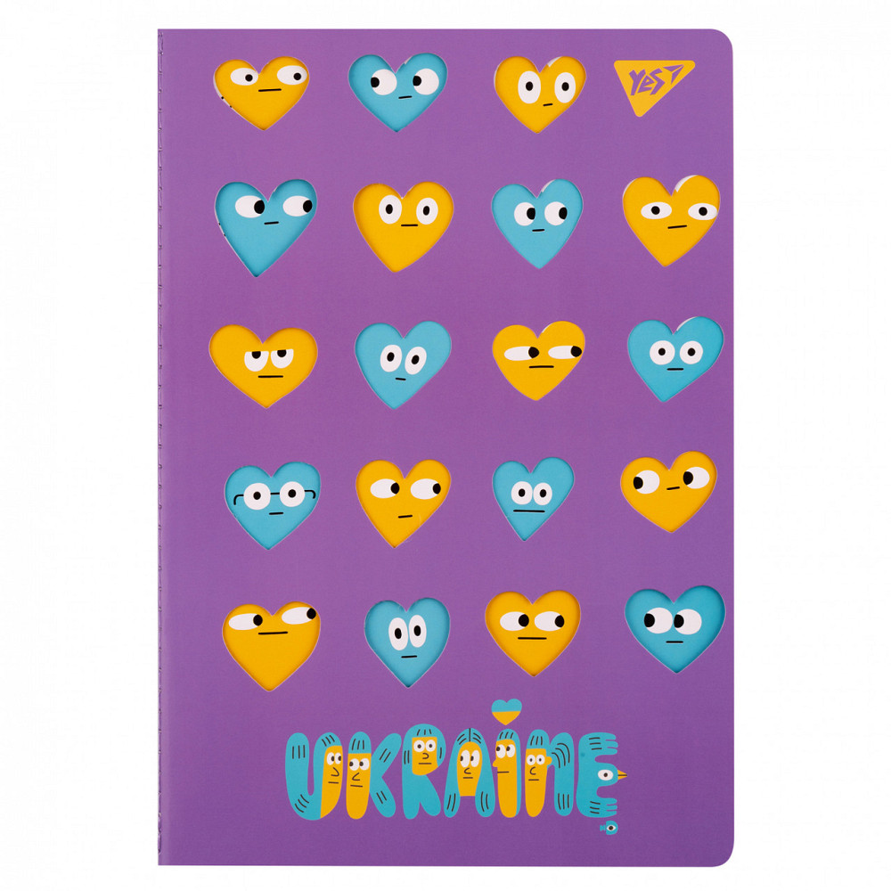 Книга канцелярська A4/40 арк."Yes""Stand with Ukraine" # офсет, м'яка обкл. з висічкою, 681855, шт Київ - фото 1