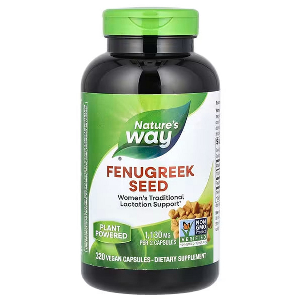 Пажитник, Fenugreek Seed, Nature's Way, семена, 1130 мг, 320 веганских капсул (565 мг на капсулу) Луцьк - фото 1