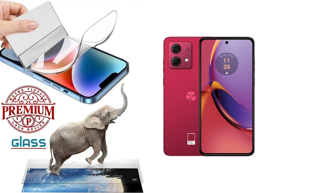 Полиуретановая пленка Motorola Moto G84 5G, Premium, толщина 0,2 мм Киев - изображение 1