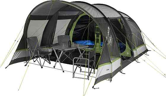 Палатка пятиместная High Peak Garda 5.0 Light Grey/Dark Grey/Green (11823) Киев