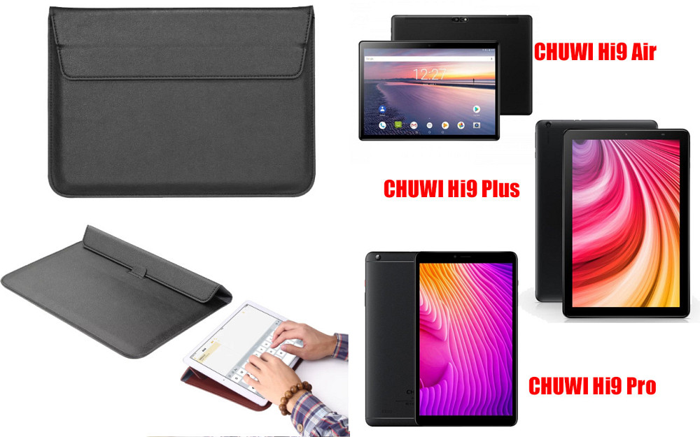 Чехол-конверт VitoCase для CHUWI Hi9 Air, Hi9 Plus, Hi9 Pro, с функцией подставки для планшета Черный Киев - изображение 1