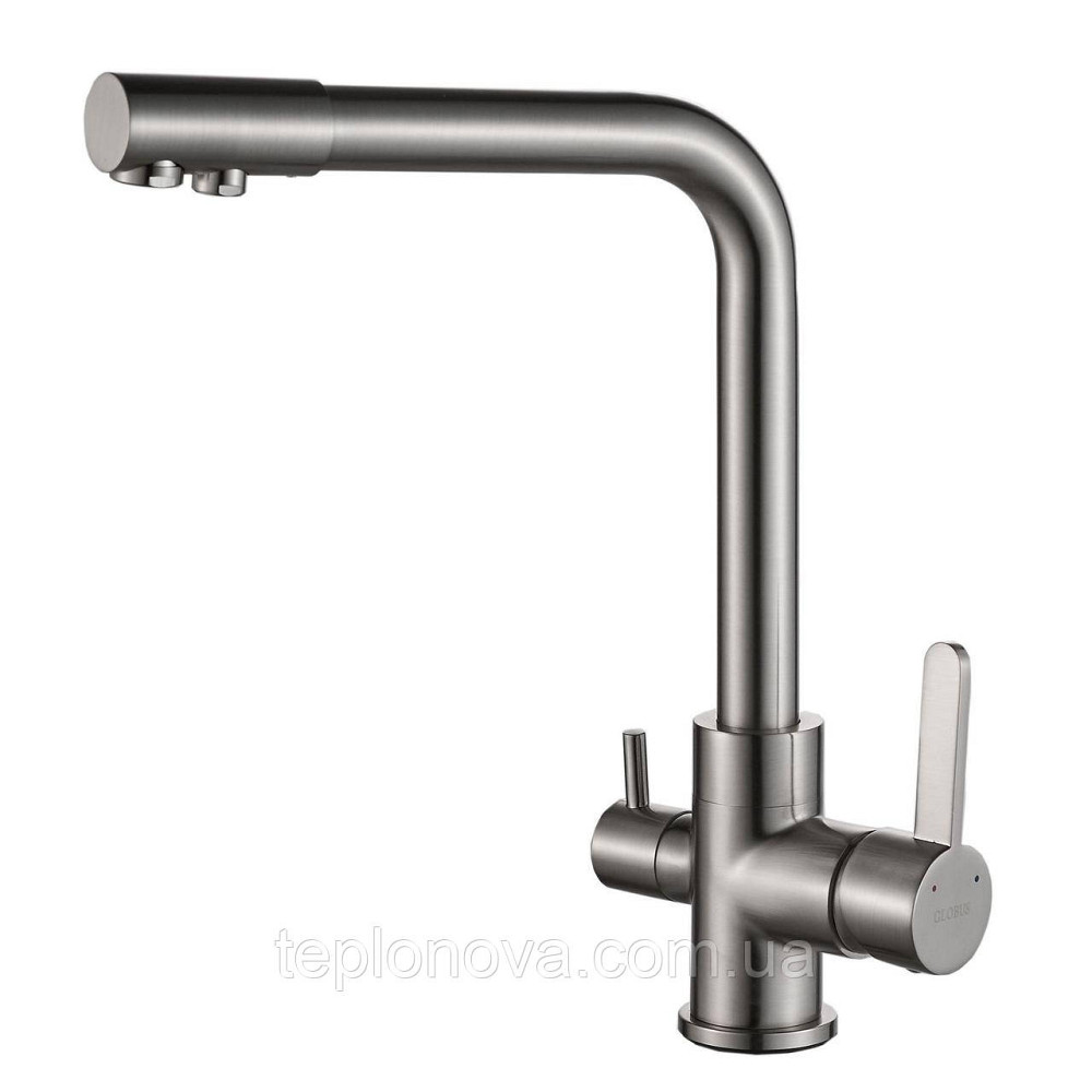 Змішувач для кухні під осмос Globus Lux LAZER GLLR-0444-8-STSTEEL Чернівці - фото 1