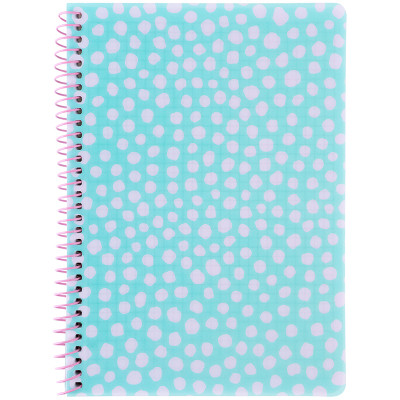 Блокнот Axent на спіралі А5 80 аркушів, клітинка, пластикова обкладинка, блакитний (8462-2-A) Вінниця - фото 1