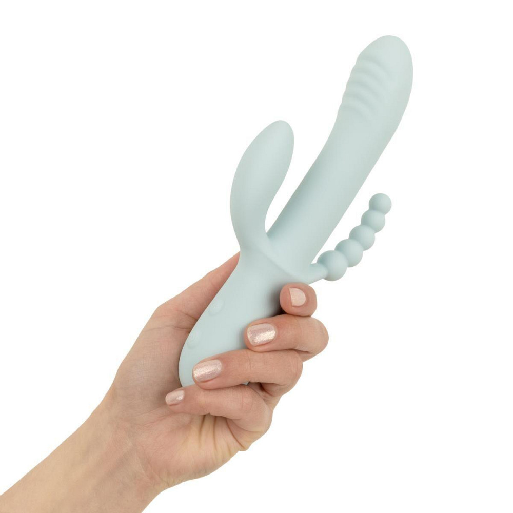 Вибратор-кролик Good Vibes Only - SAGE Triple Stimulation Vibe Soft Silicone - Blue Sex Aura Киев - изображение 7