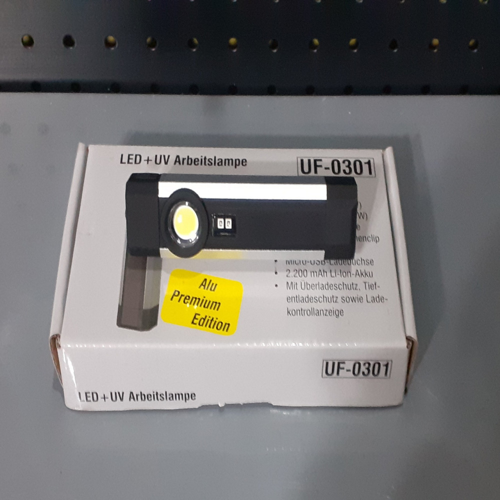 Фонарь светодиодный с ультрафиолетовой подсветкой для СТО автосервиса гаража дома с магнитом UF-0301 Чернигов - изображение 10