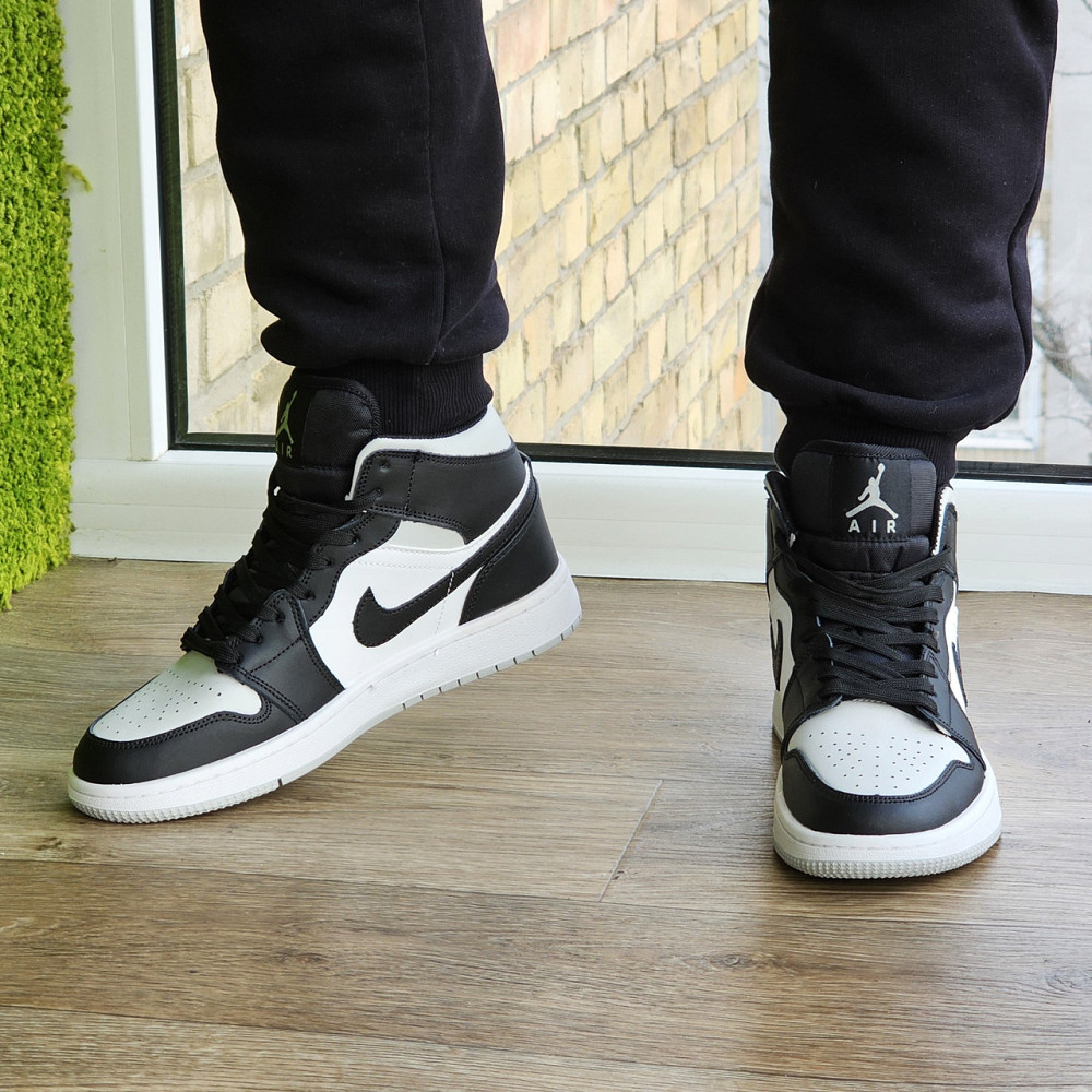 Высокие Термо Кроссовки Nike AIR Jordan Белые Мужские Еврозима Джордан Найк Кожаные (размеры: 41,42,43,44,45) Днепр - изображение 9