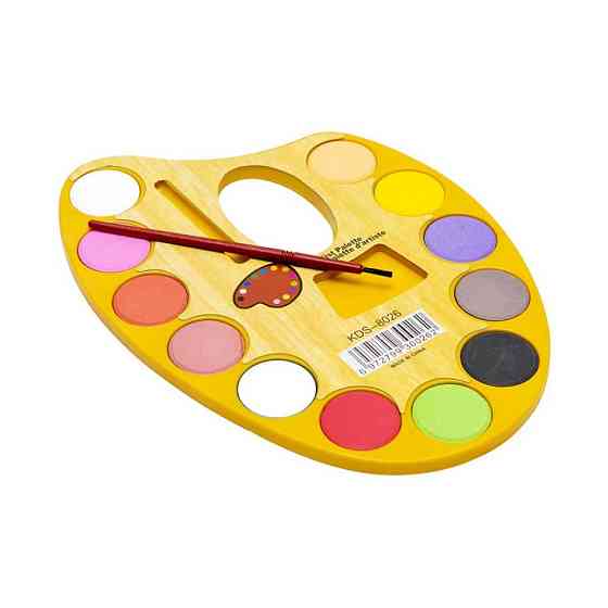 Акварель суха "Палітра" 94283, 12 кольорів Помаранчевий Вінниця