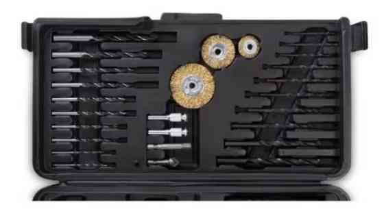 SR-040 Набор Аккумуляторных Шуруповертов 24V с 2 АКБ, Быстрой Зарядкой и 94 Аксессуарами в Кофре (18+1 режим) Одесса