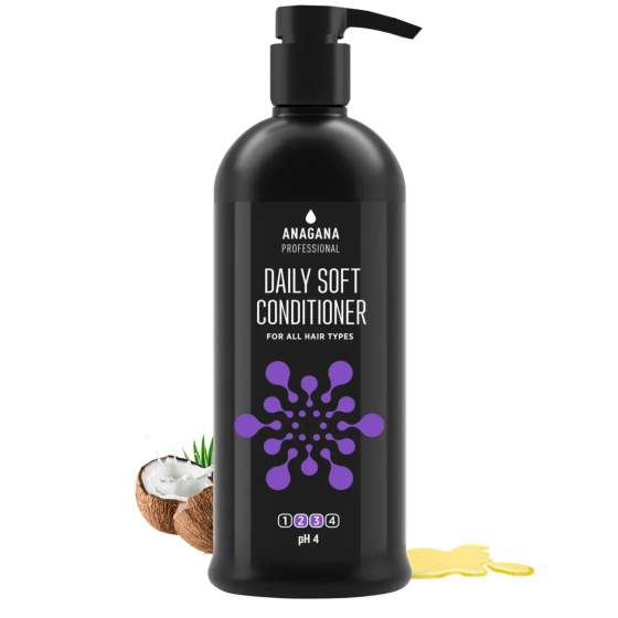 Кондиціонер Щоденний м'який для всіх типів волосся DAILY SOFT СONDITIONER for all hair types ANAGANA 1000 мл Київ