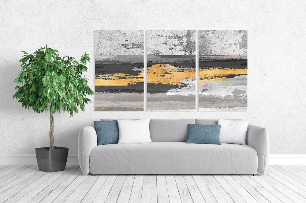 Модульна картина у вітальню/ спальню  Абстракція    ART-175_3A Київ - фото 2