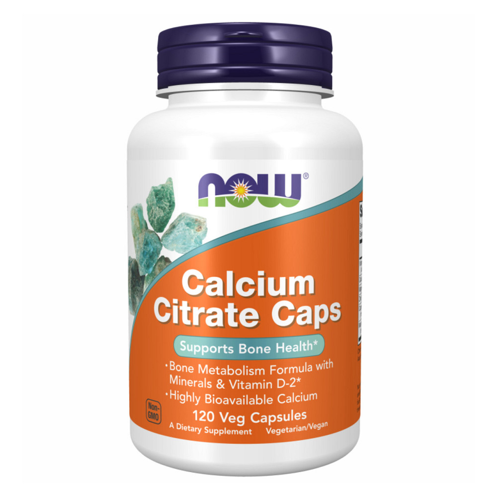 Цитрат кальцію Now Foods Calcium Citrate 120 розтік капс Київ - фото 1
