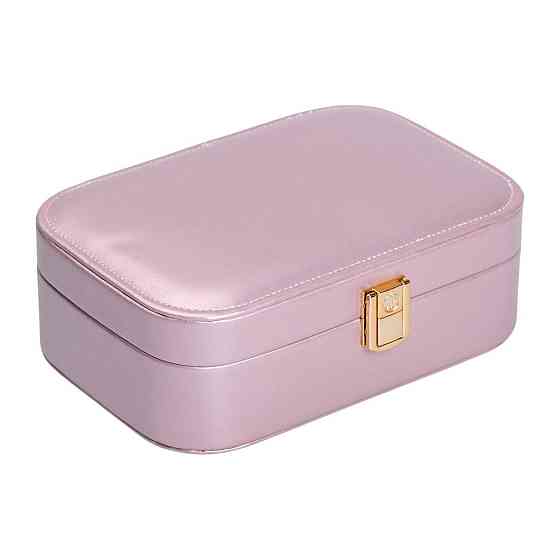 Шкатулка для украшений из эко кожи 20×14×7 см с зеркалом органайзер для ювелирных изделий HP-5-32P Киев