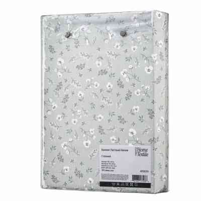 Постільна білизна Ardesto Gloria сатин дрібні квіти, сірий євро 200х220 (ART2022SS) Вінниця