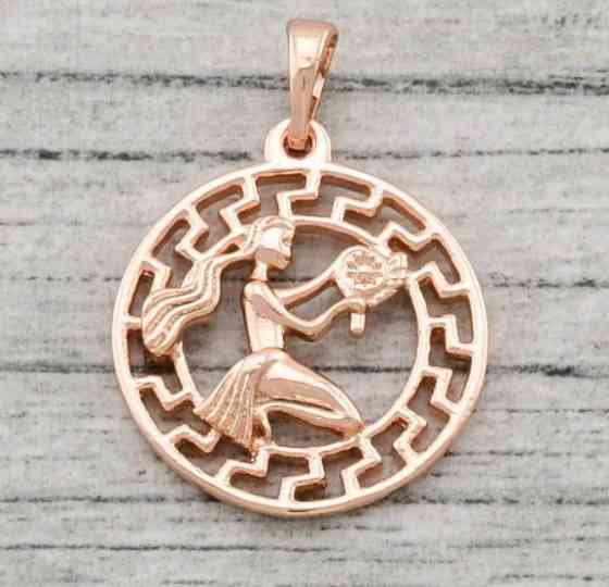 Знак зодиака Xuping 80749 Дева, размер 28*20мм, позолота РО Киев