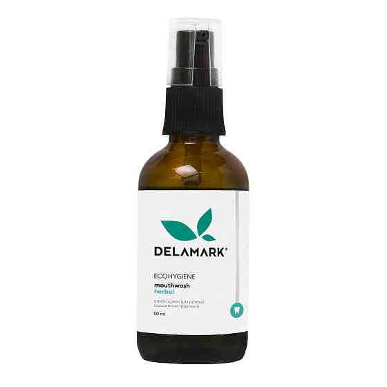 Ополіскувач для ротової порожнини Трав’яний з профілактичною дією De La Mark 50 мл Київ