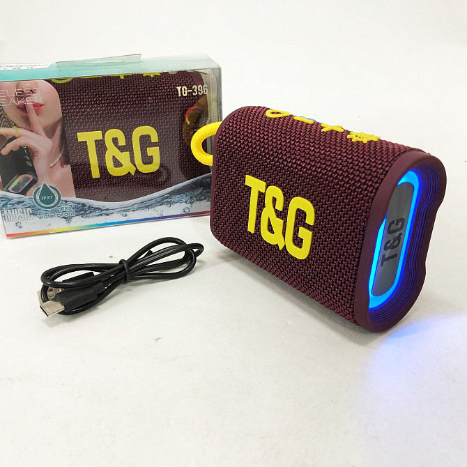 Bluetooth-колонка TG396. LR-691 Цвет: бордовый Киев - изображение 1