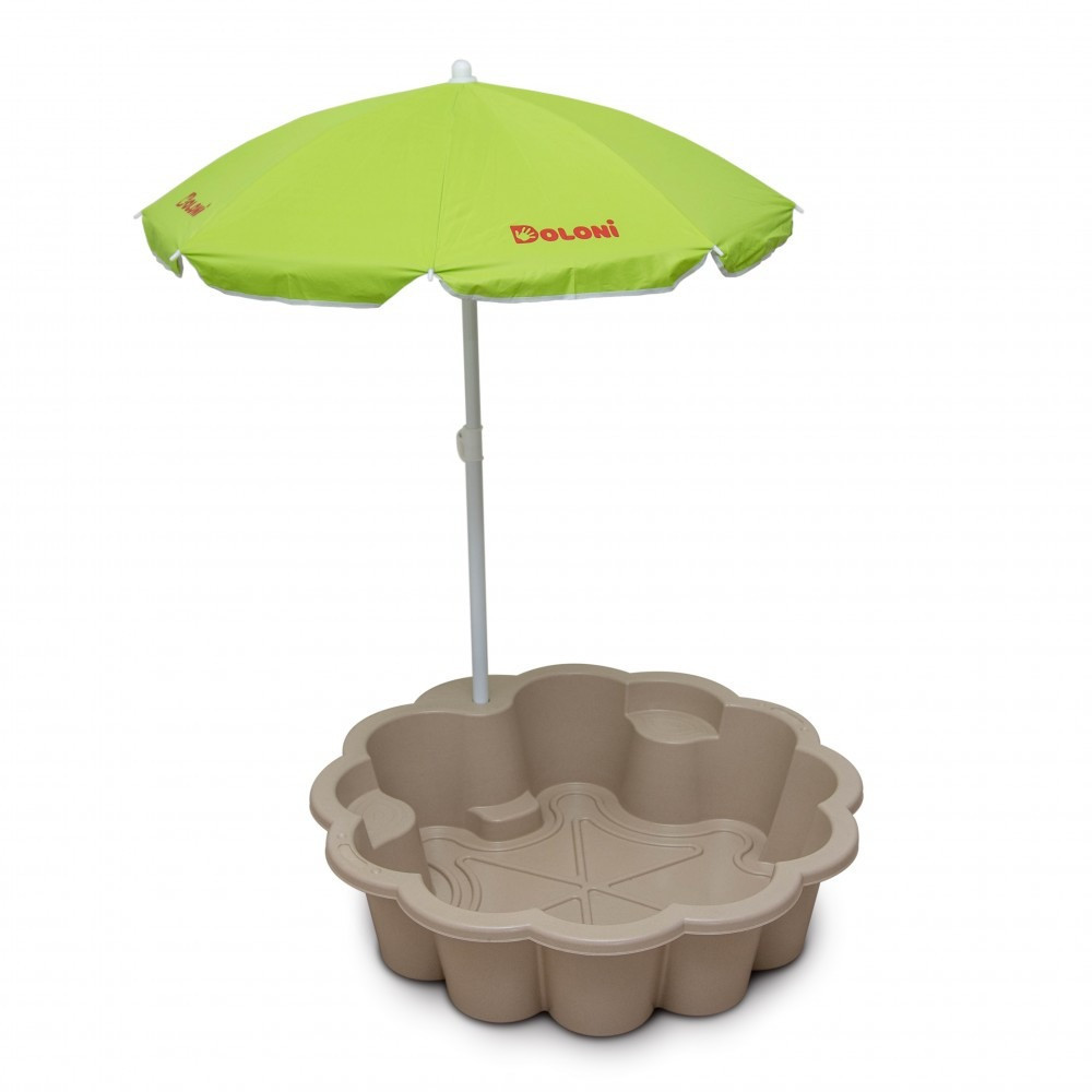ЭКО НОВИНКА детская песочница бассейн в форме цветка с зонтиком DOLONI 01235/02eco Киев - изображение 2