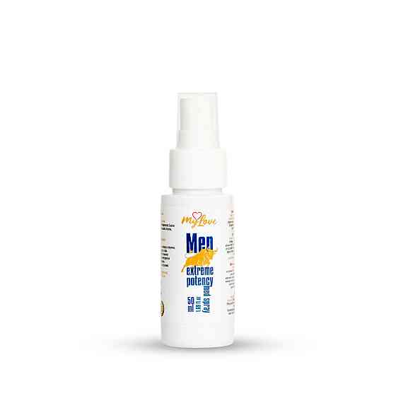 Інтимний спрей-лубрикант для чоловіків - MyLove Man Extreme Potency Med Spray, 50 мл Sex Aura Київ
