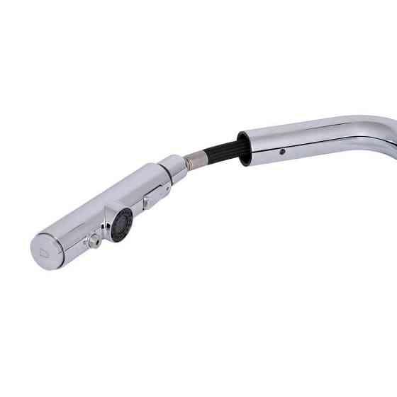 Смеситель для кухни Qtap Rozcesti с выдвижным изливом и подключением к фильтру QTROZ367CRM45941 Chrome Киев